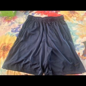 Nike Men’s Small Athletic Shorts, Navy Blue 9” in